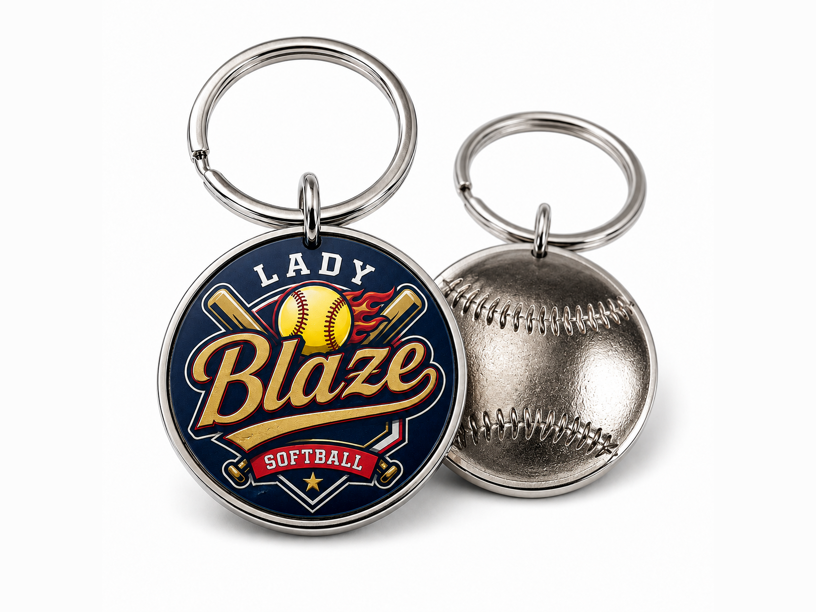 Custom Keychains — School & Travel Team Logos