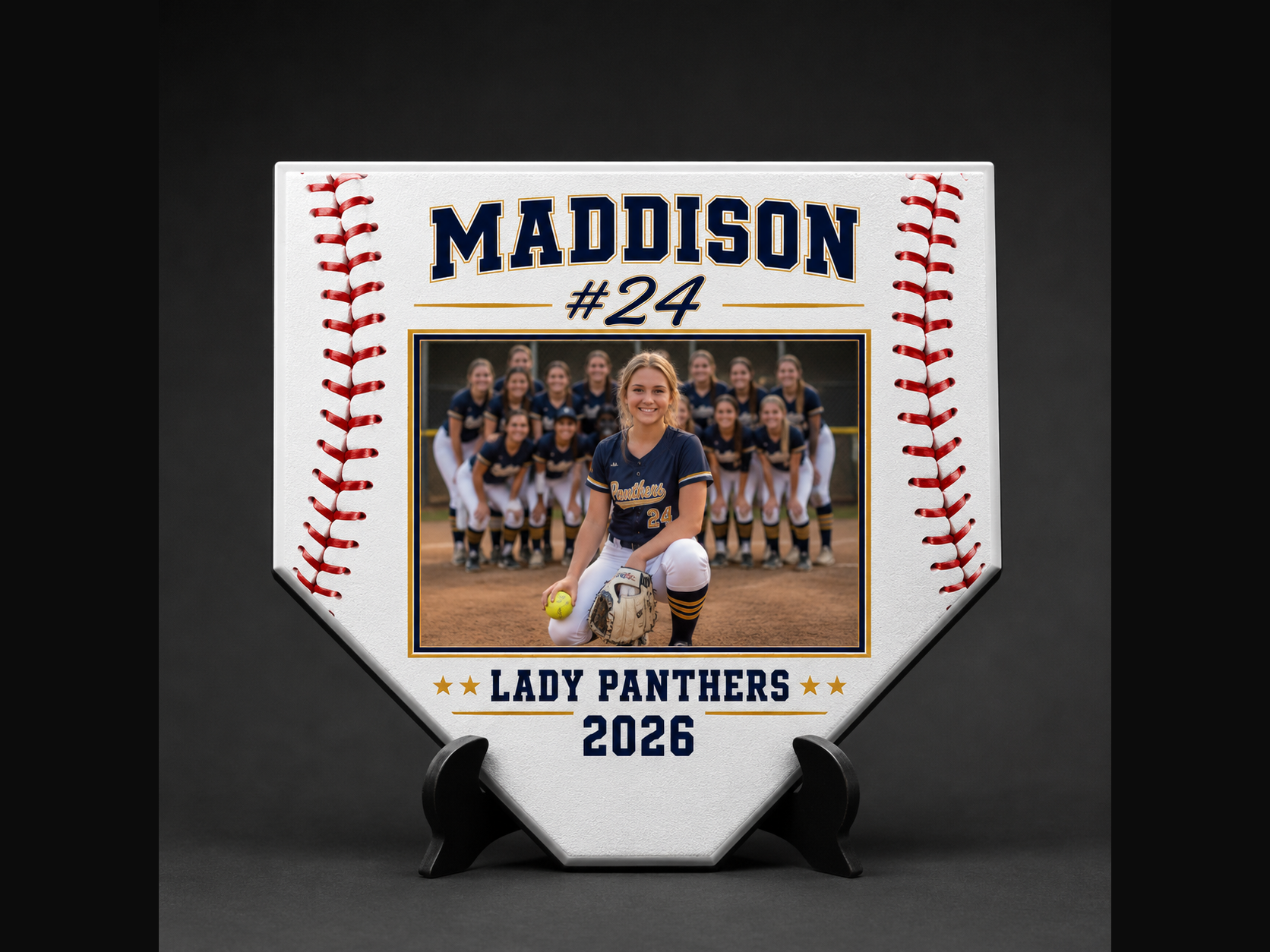 Home Plate Plaque — 17″ Regulation Size