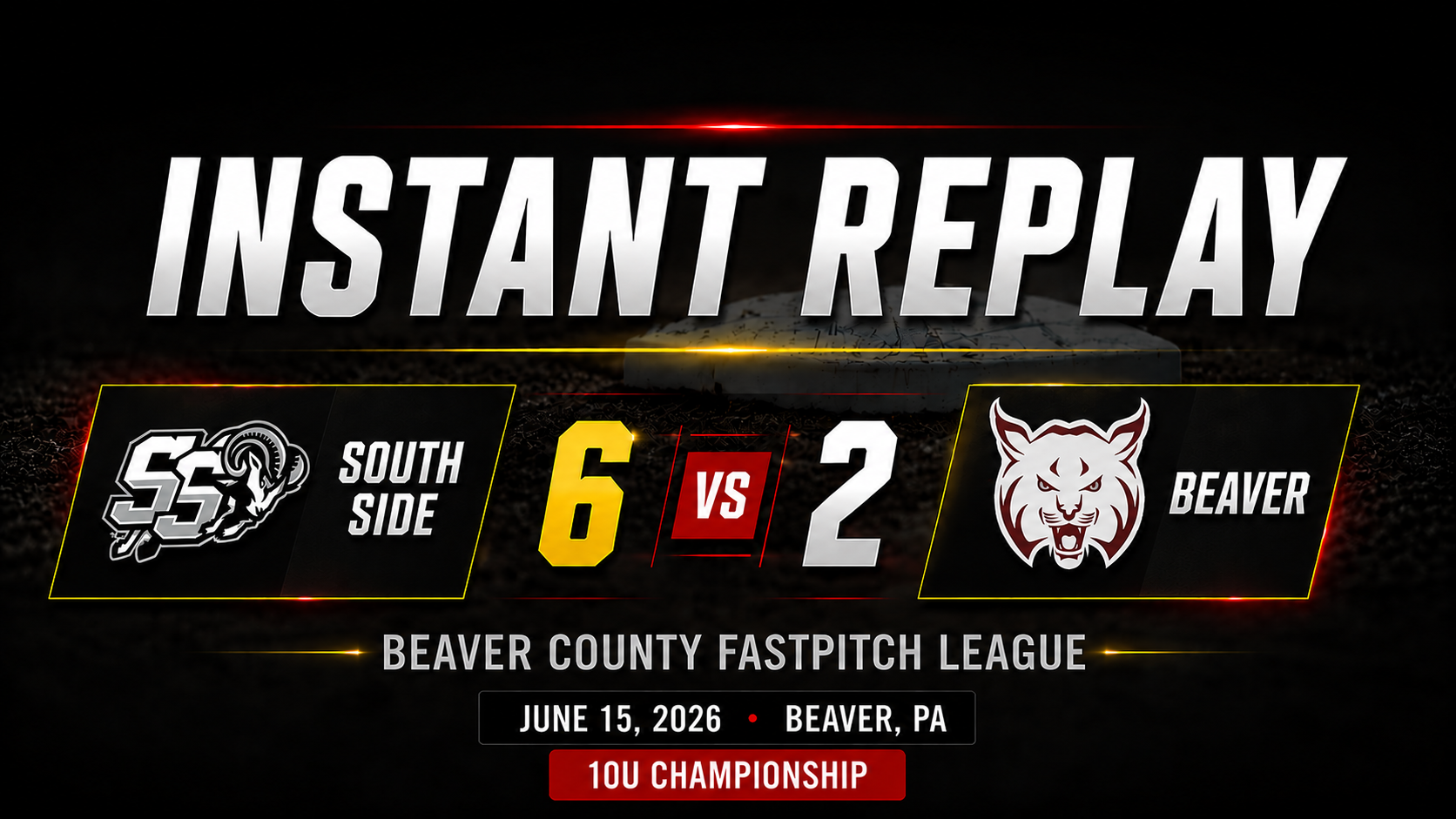 INSTANT REPLAYS | BCFPL 10U Championship - South Side 4, Beaver 1