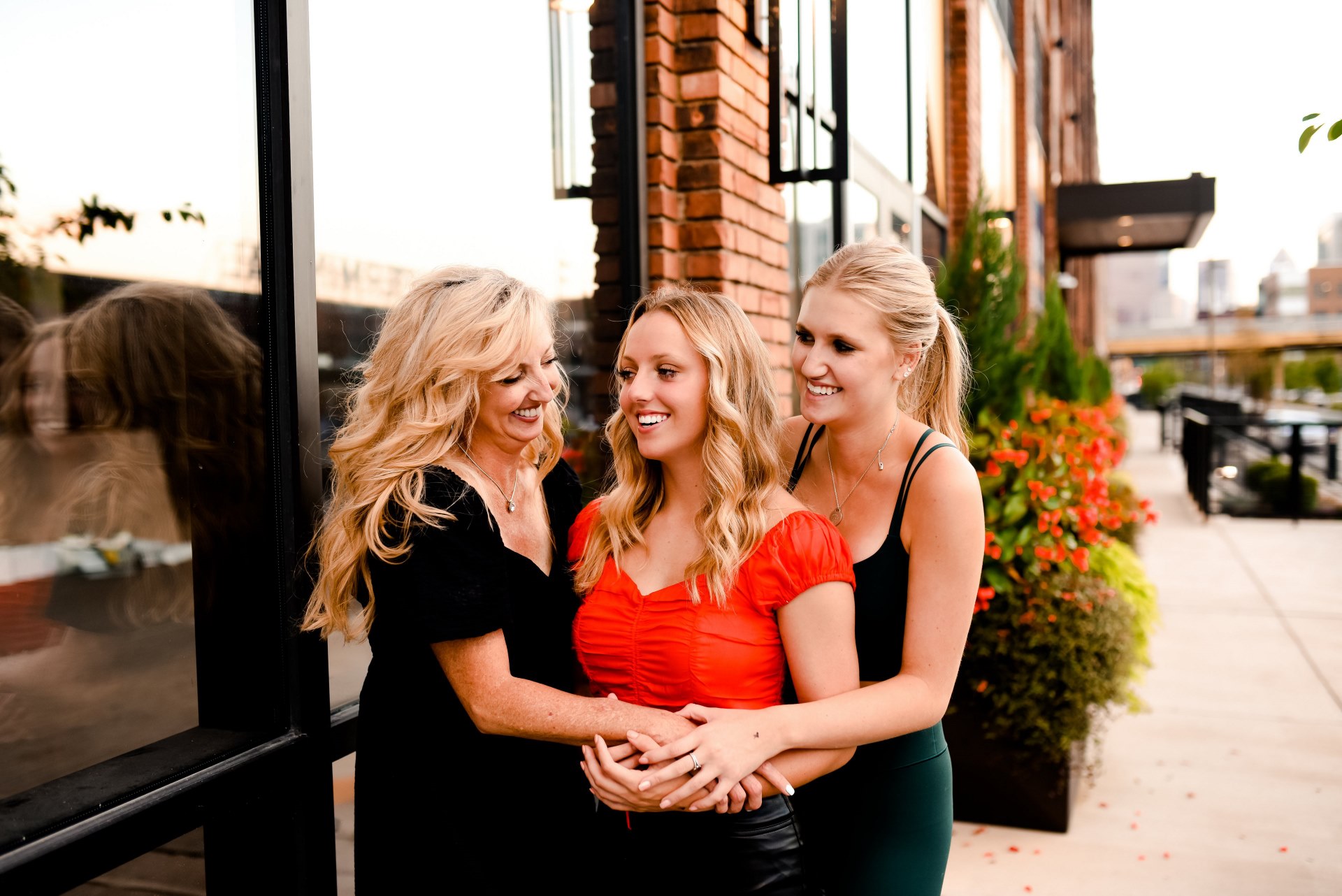 Jill with her daughters